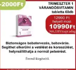 PatikaPlus Trimeszter 1 várandósvitamin tabletta ajánlat