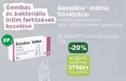PatikaPlus Betadine Intima hüvelykúp ajánlat