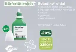 PatikaPlus Betadine oldat ajánlat