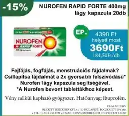 PatikaPlus Nurofen Rapid Forte ajánlat