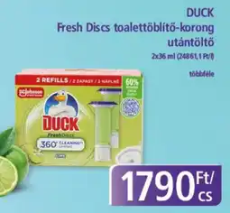DUCK Fresh Discs toalettöblítő-korong utántöltő