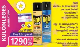 Raid darázs- és lódarázsirtó aeroszol beltéri használatra