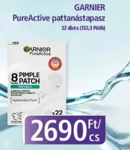 PlusMarket GARNIER PureActive pattanástapasz ajánlat