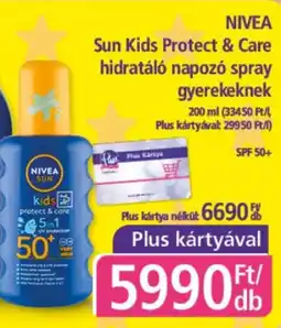 PlusMarket NIVEA Sun Kids Protect & Care ajánlat