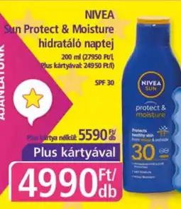 NIVEA Sun Protect & Moisture hidratáló naptej