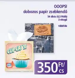 Ooops! dobozos papír zsebkendő