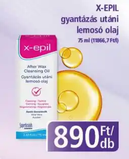 PlusMarket X-epil gyantázás utáni lemosó olaj ajánlat