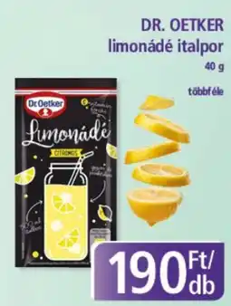 PlusMarket Dr. Oetker limonádé italpor ajánlat