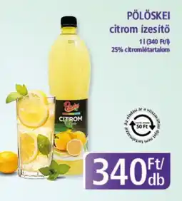 Pölöskei citrom ízesítő