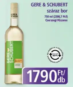 Gere & Schubert száraz bor