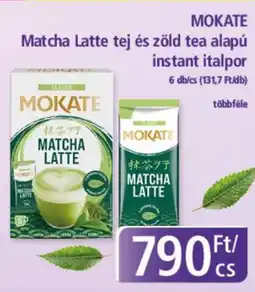 MOKATE Matcha Latte tej és zöld tea alapú