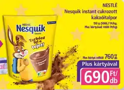 Nestlé Nesquik instant cukrozott kakaóitalpor