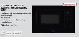 Media Markt Electrolux LMS4253TMK beépíthető mikrohullámú sütő ajánlat
