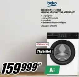 Media Markt Beko BM3T37239WBB keskeny hőszivattyús szárítógép ajánlat