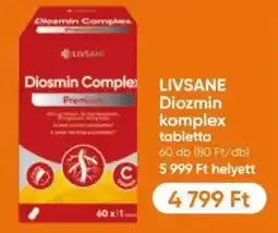 Benu Gyógyszertárak LIVSANE Diosmin Complex tabletta ajánlat