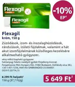 Benu Gyógyszertárak Flexagil krém ajánlat