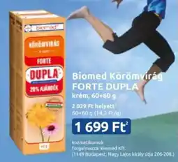 Benu Gyógyszertárak Biomed Körömvirág FORTE DUPLA ajánlat