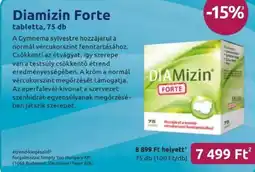Benu Gyógyszertárak Diamizin Forte tabletta ajánlat