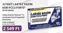 Benu Gyógyszertárak Jutavit laktáz enzim 6500 FCCU forte ajánlat