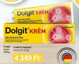 Benu Gyógyszertárak Dolgit krém ajánlat