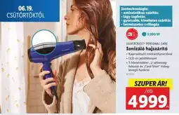 Lidl Ionizáló hajszárító ajánlat