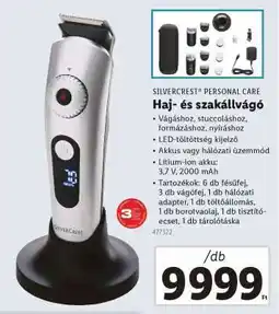 Lidl SILVERCREST PERSONAL CARE Haj- és szakállvágó ajánlat