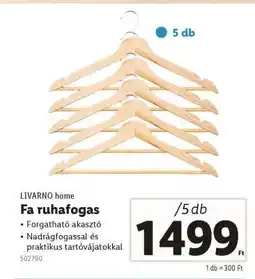 Lidl Fa ruhafogas ajánlat