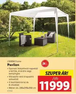 Lidl LIVARNO HOME Pavilon ajánlat