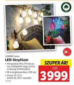 Lidl LIVARNO HOME LED-fényfüzér ajánlat