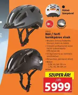 Lidl Női / férfi kerékpáros sisak ajánlat