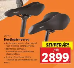 Lidl CRIVIT Kerékpárnyereg ajánlat