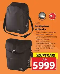 Lidl Kerékpáros válltáska ajánlat