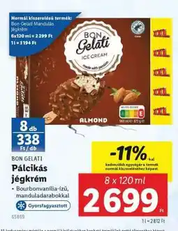 Lidl BON GELATI Pálcikás jégkrém ajánlat