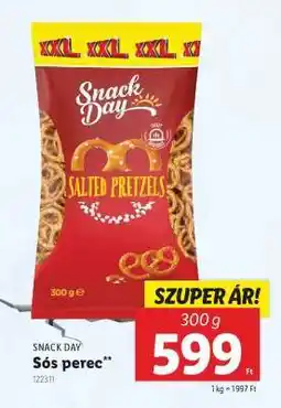 Lidl SNACK DAY Sósperec ajánlat