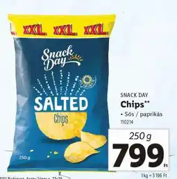Lidl SNACK DAY Chips ajánlat