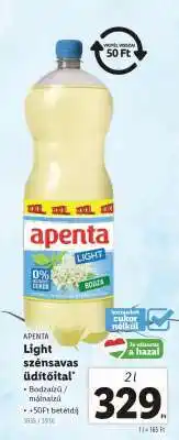 Lidl APENTA Light szénsavas üdítőital ajánlat