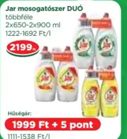 Real Jar mosogatószer duó ajánlat