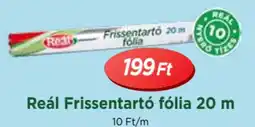 Real Reál Frissentartó fólia ajánlat