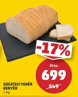 PENNY Szeletelt fehér kenyér ajánlat