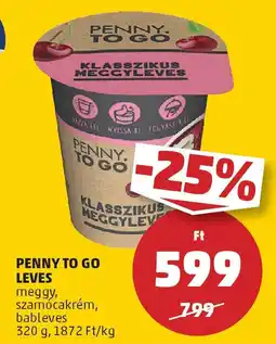 PENNY Penny to go leves ajánlat