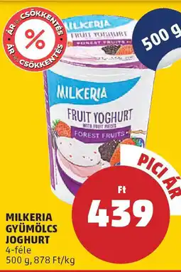 PENNY Milkeria gyümölcs joghurt ajánlat