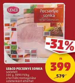 PENNY Le&co pecsenye sonka ajánlat