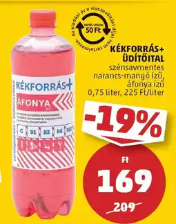 PENNY Kékforrás+ üdítőital ajánlat