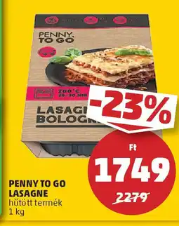 PENNY Penny to go lasagne ajánlat