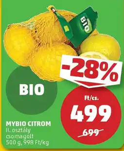 PENNY Mybio citrom ajánlat