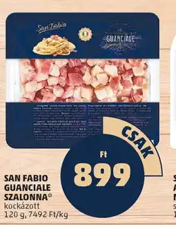 PENNY San fabio guanciale szalonna ajánlat