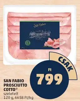 PENNY San fabio prosciutto cotto ajánlat