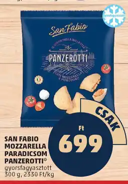PENNY San fabio mozzarella paradicsom panzerotti ajánlat