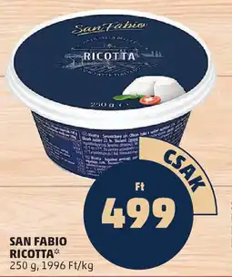 PENNY San fabio ricotta ajánlat