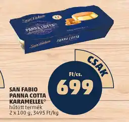 PENNY San fabio panna cotta karamellel ajánlat